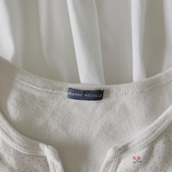 Brandy Melville cherry ashlyn top (RARE) - Picture 2 of 2